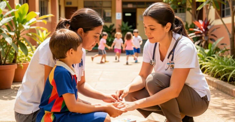 Saúde na escola: Como a escola promove o bem-estar dos alunos