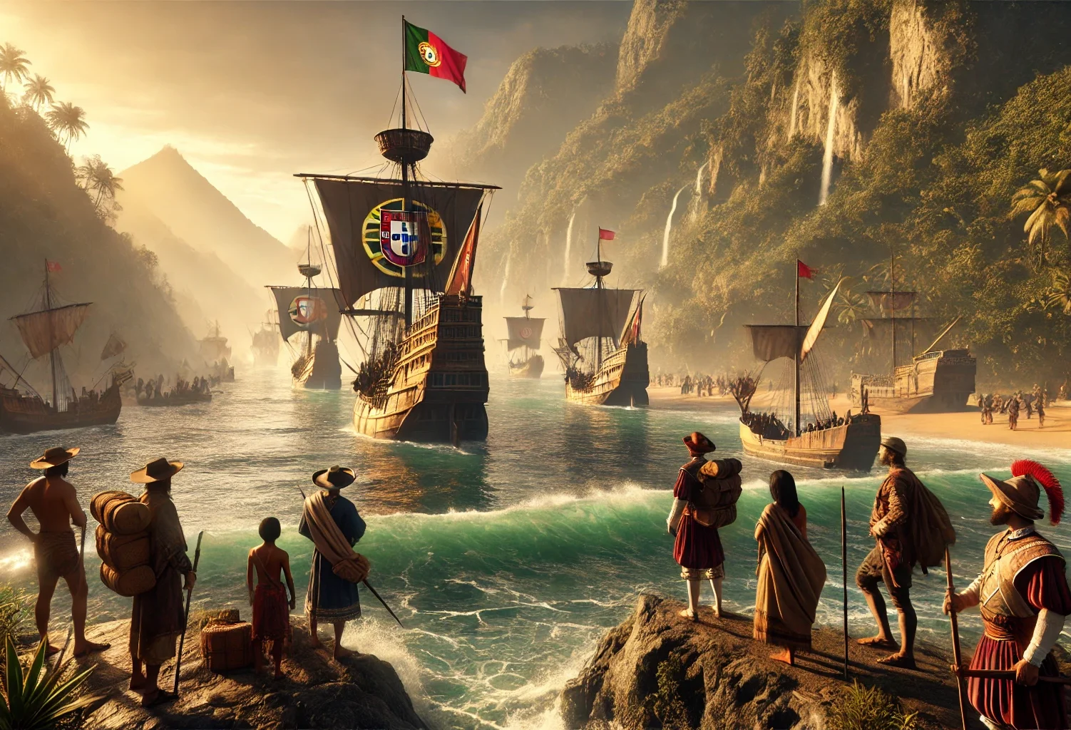 A chegada de Portugal ao novo mundo