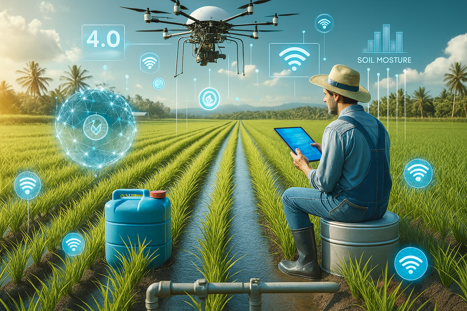Agricultura 4.0 Tecnologias Hídricas Inovadoras Potencializam a Produção de Arroz