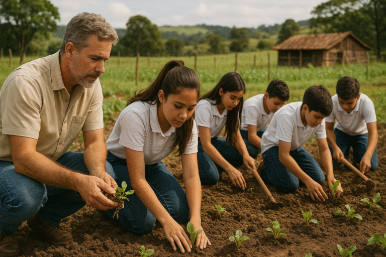 Educação em Tempo Integral Como a Integração Escola-Campo Transforma Vidas