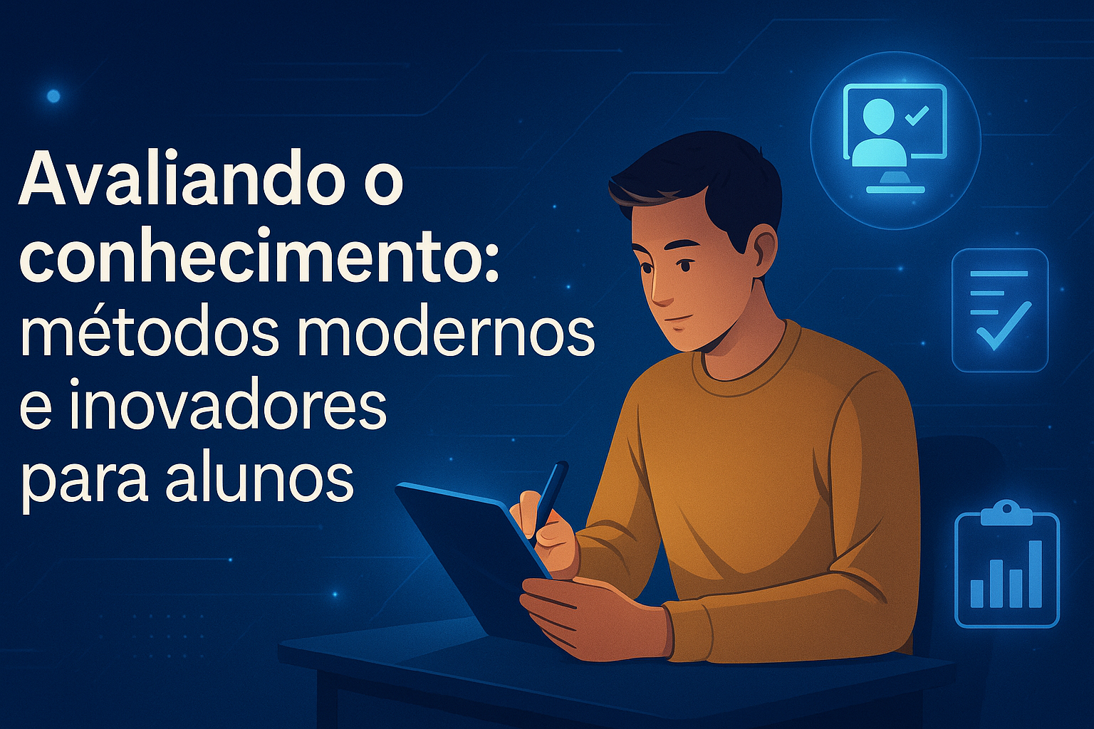 Avaliando o conhecimento métodos modernos e inovadores para alunos