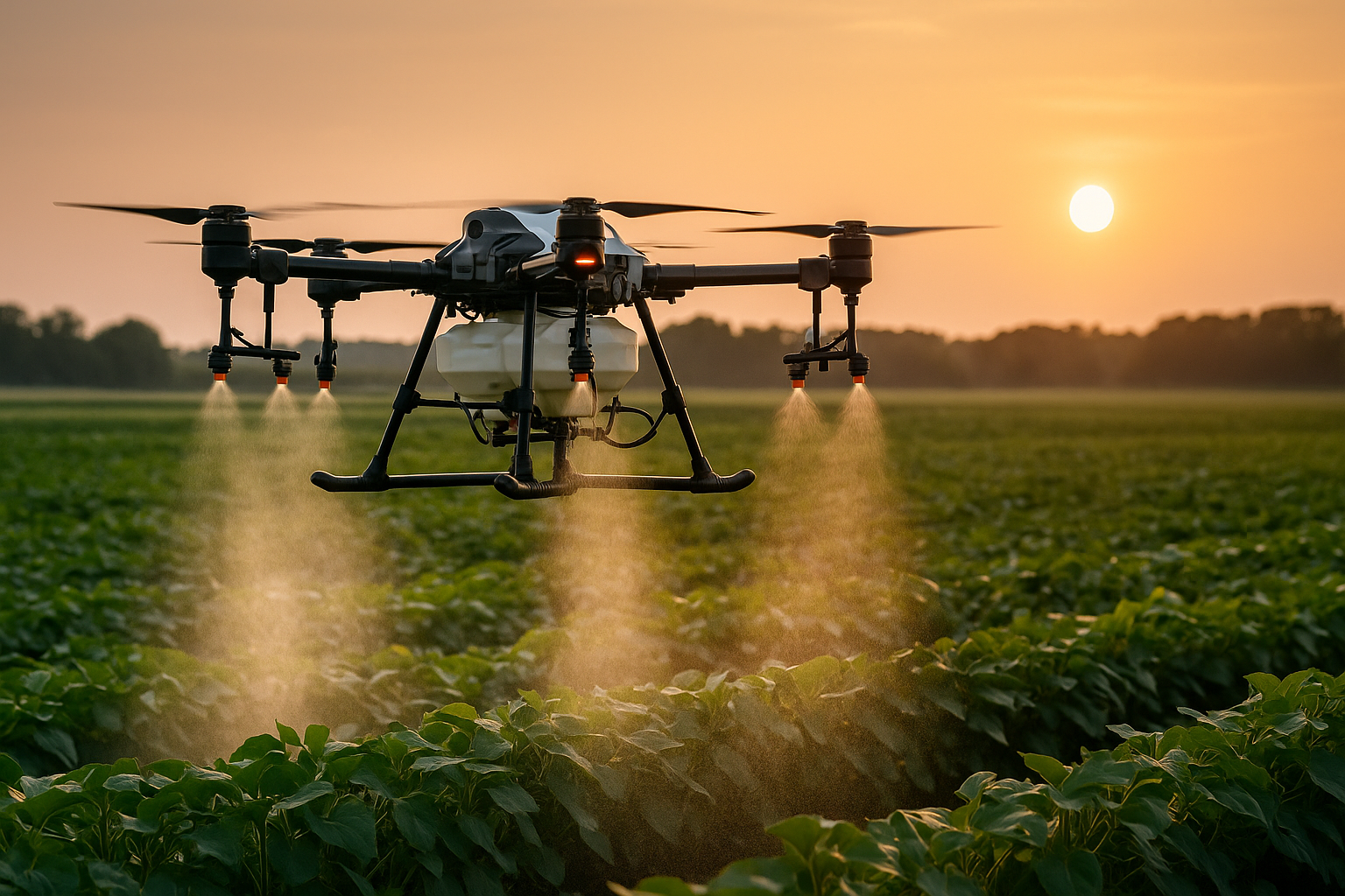 Pulverização com Drones -Tecnologia Revolucionária ou Tendência Passageira