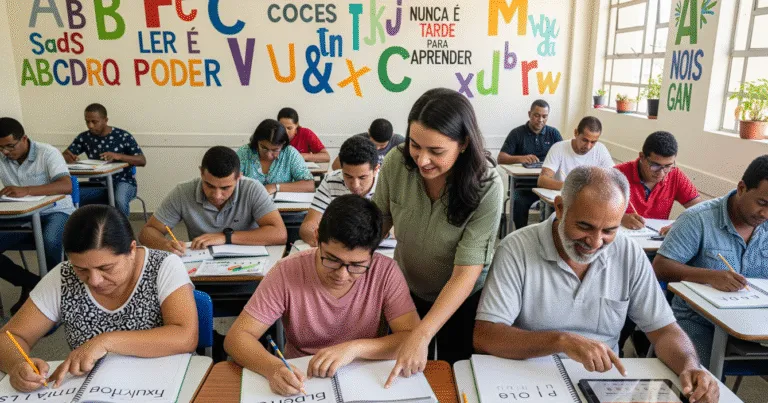 A Importância da Alfabetização na Educação de Jovens e Adultos