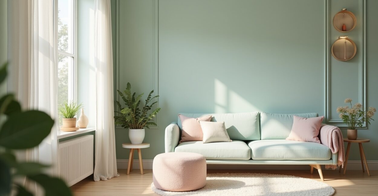 Como os Tons Pastel Suavizam Ambientes Pequenos