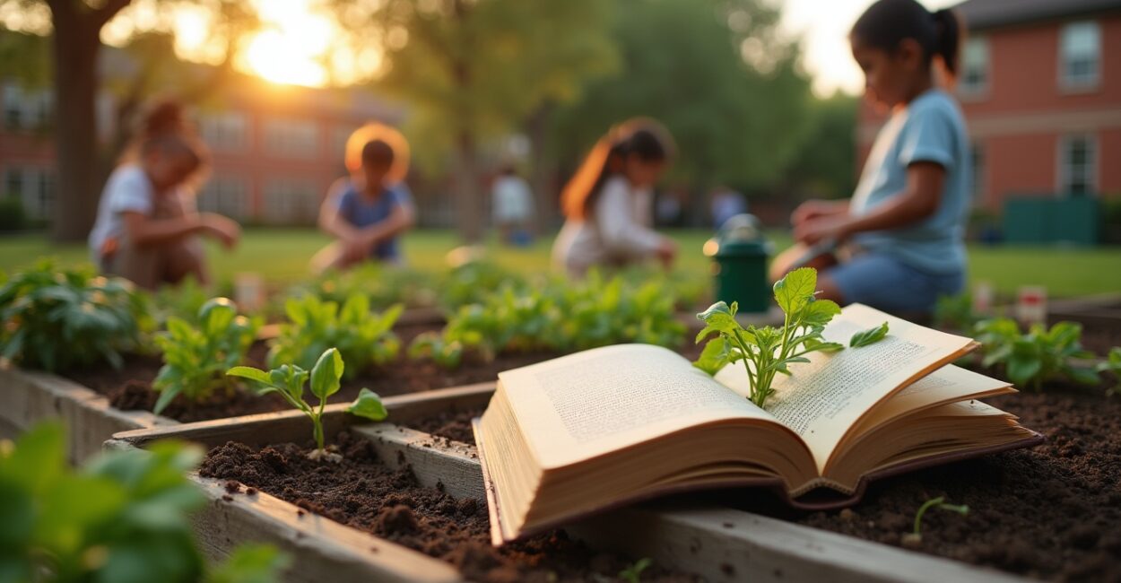 Horta Escolar Sustentável: Guia para Professores e Alunos
