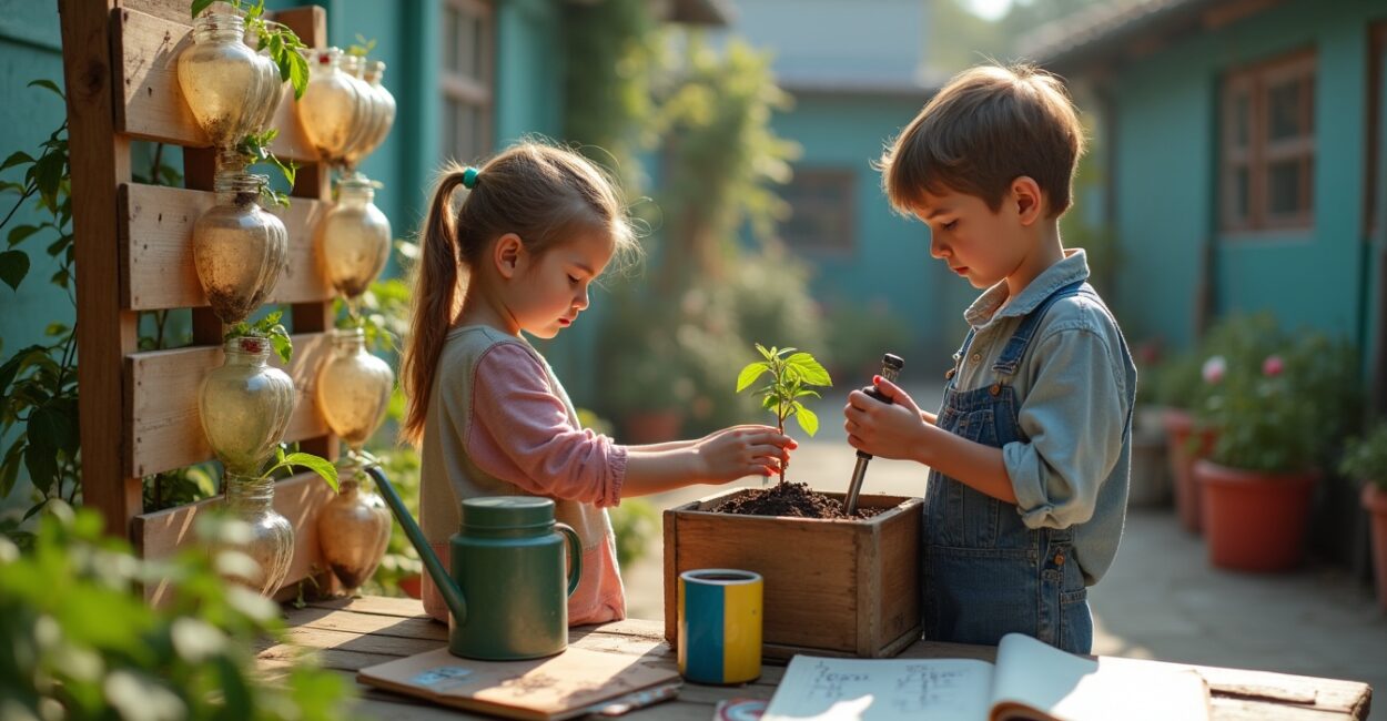 Projetos Sustentáveis Escolares com Baixo Custo em 3 Semanas