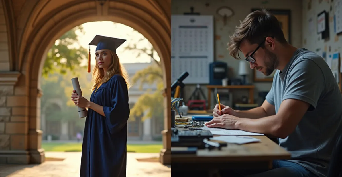 5) Comparação que Corta a Dúvida: Faculdade Vs. Entrada Direta em 12 Meses