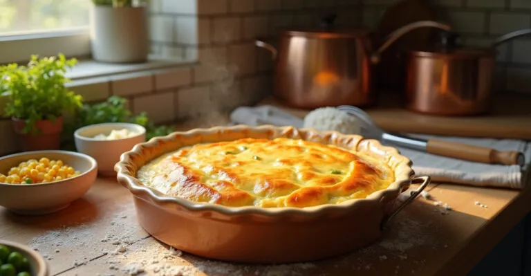 Torta sem Lactose Cremosa e Douradinha