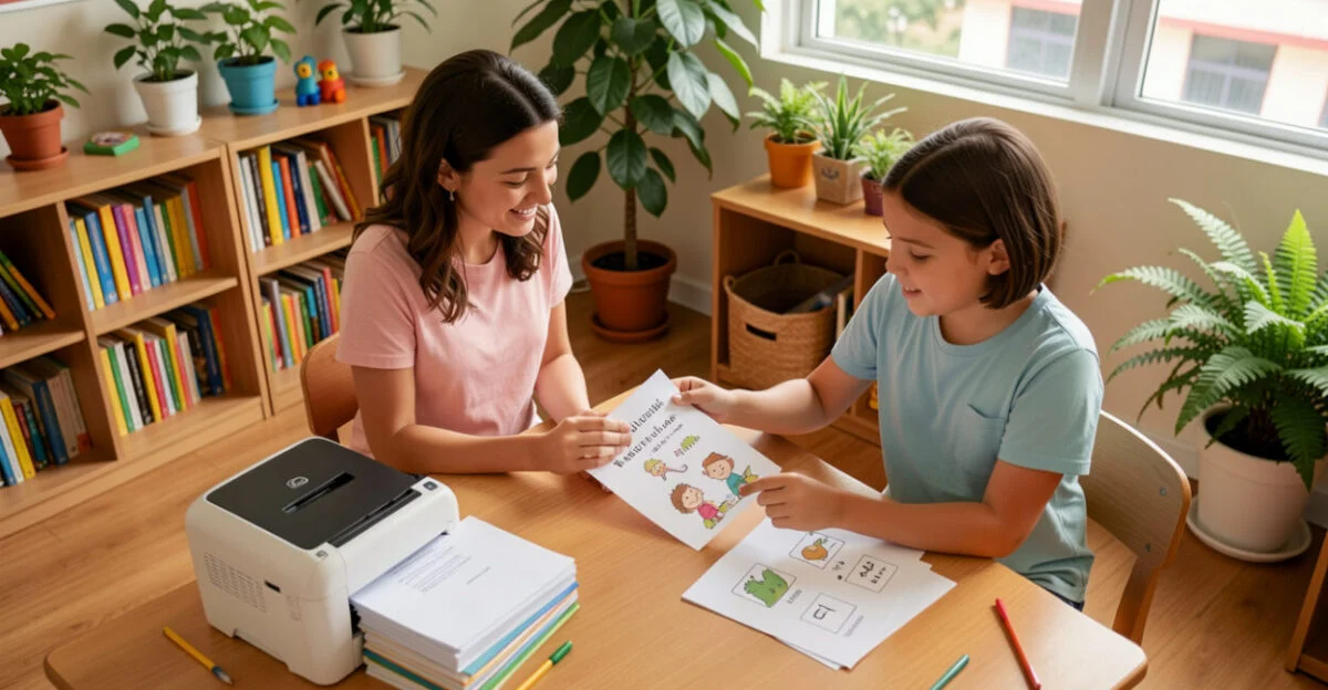 Como escolher textos curtos e atividades para imprimir?
