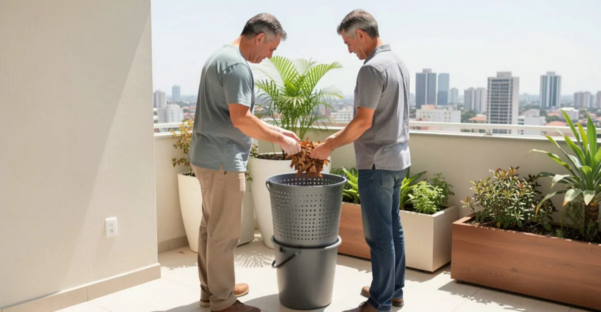 Como Fazer uma Composteira com Balde ou Diretamente no Chão