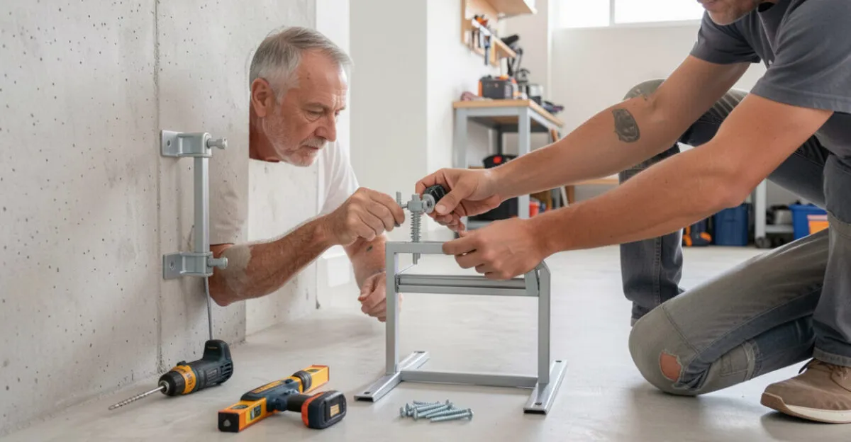 Como Fixar a Estrutura em Parede, Varanda ou Piso?