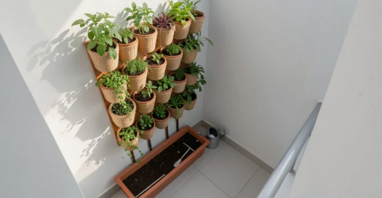 Horta Vertical Sustentável: Monte uma em Pouco Espaço