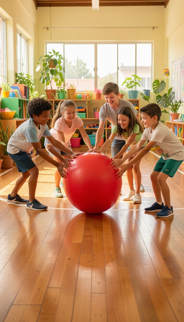 Quando a turma joga junto, todos participam
