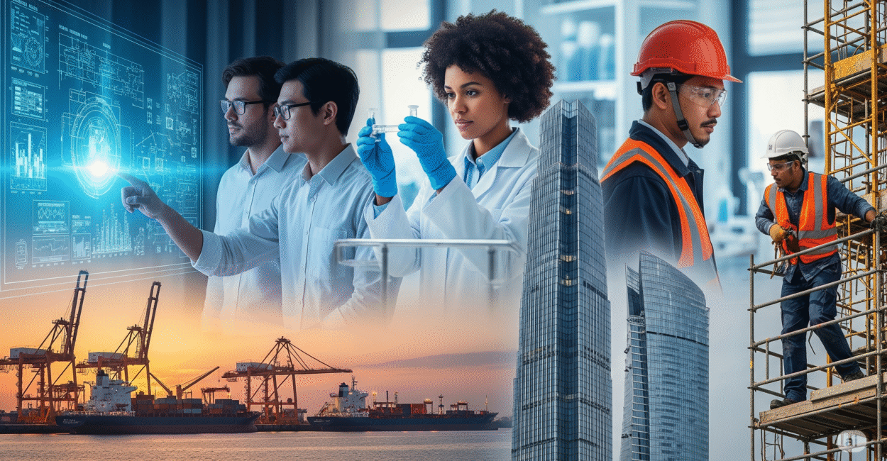 Profissões na Indústria Tendências, Habilidades e Oportunidades Futuras