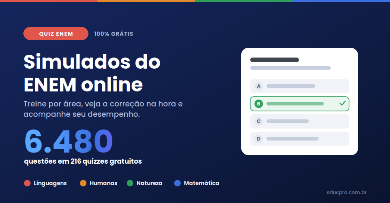 Quizzes ENEM Quizzes ENEM