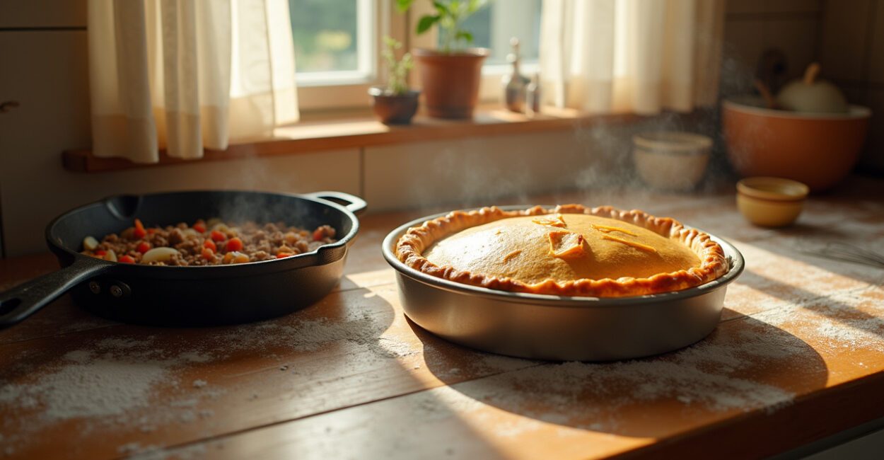 Uma Torta de Carne que Perfuma a Casa Inteira Uma Torta de Carne que Perfuma a Casa Inteira